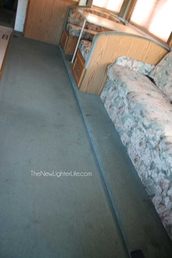How To Replace Rv Flooring On A Raised, How To Install New Flooring In A Motorhome With Slides