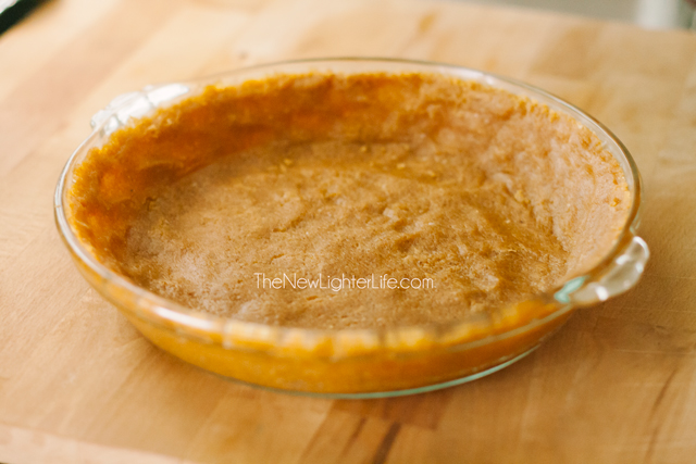 Healthy Peanut Butter Pie Crust