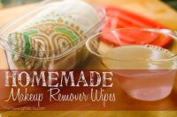 Homemade Makeup Remover Wipes