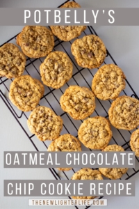 Potbelly’s Oatmeal Chocolate Chip Cookie Recipe