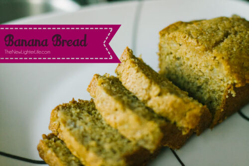 Healthy Banana Bread Recipe - Less Sugar and Sprouted Grain