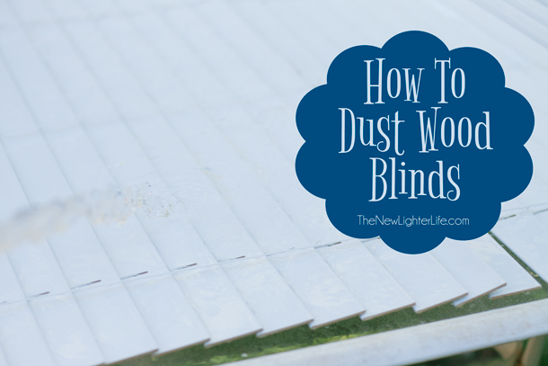 How to Dust Wood Blinds - Fast