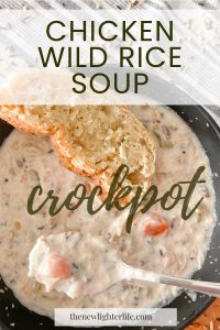Crockpot Creamy Chicken & Wild Rice Soup