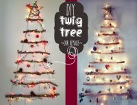 How to DIY a Twig Christmas Tree