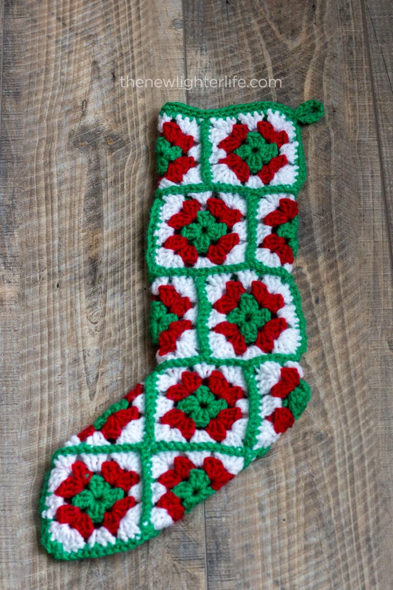 Granny Square Christmas Stocking Pattern FREE