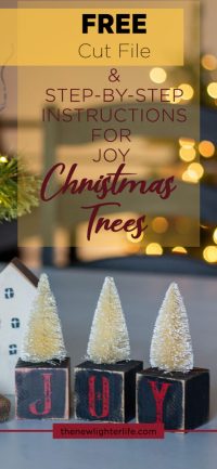 Quick Christmas “JOY” Tree Craft