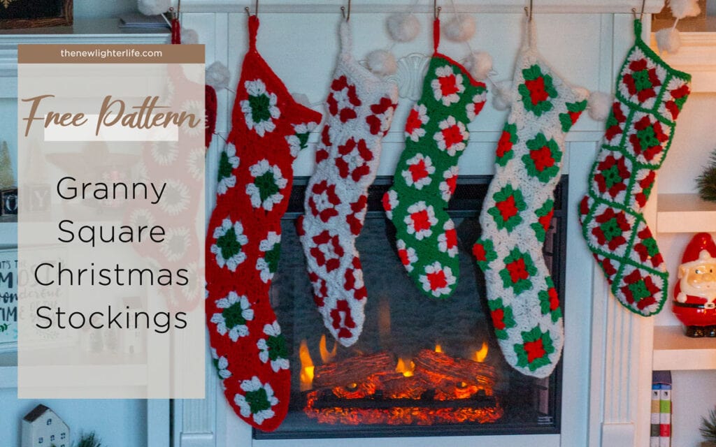 Granny Square Christmas Stocking Pattern FREE