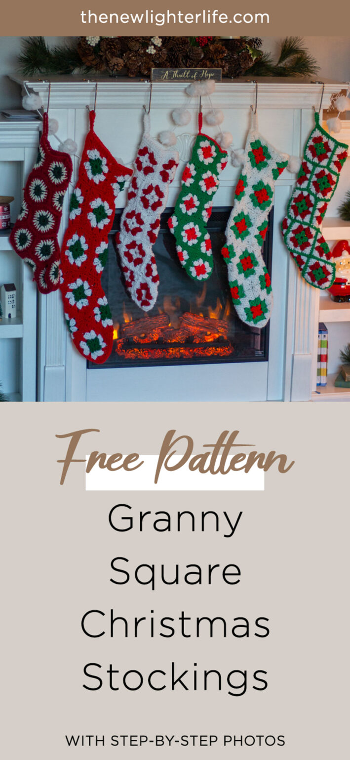 Granny Square Christmas Stocking Pattern FREE