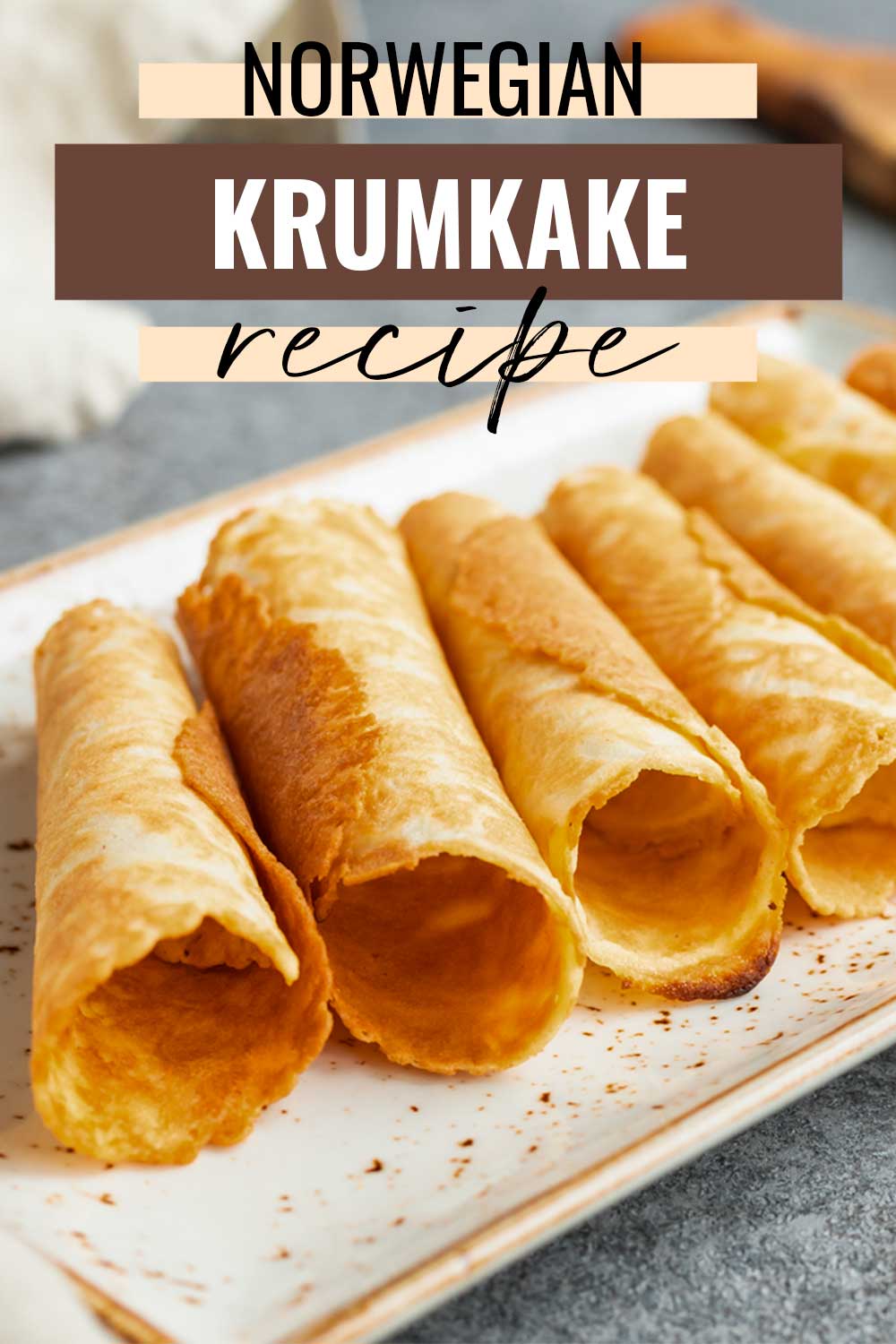 Norwegian Krumkake Recipe
