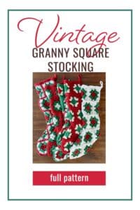**UPDATED** Crochet Christmas Stocking Pattern