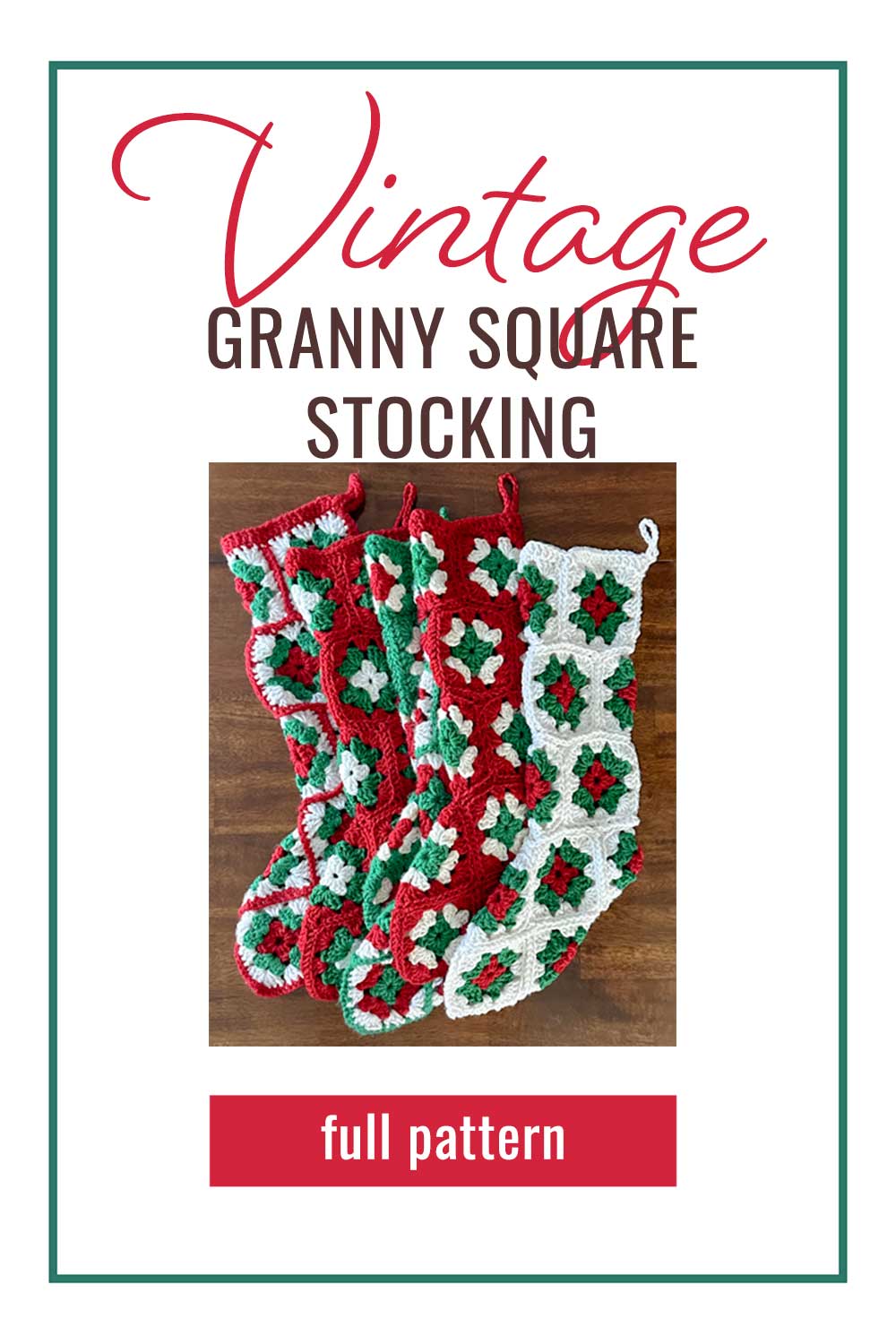 Crochet Christmas Granny Stitch: Crochet pattern
