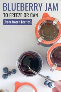 Make & Can Blueberry Jam From Frozen Blueberries