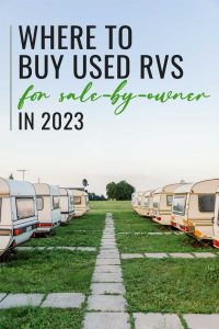 Where to Buy Used RVs for Sale by Owner – Updated in 2023