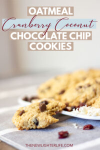 Oatmeal Cranberry Coconut Chocolate Chip Cookies