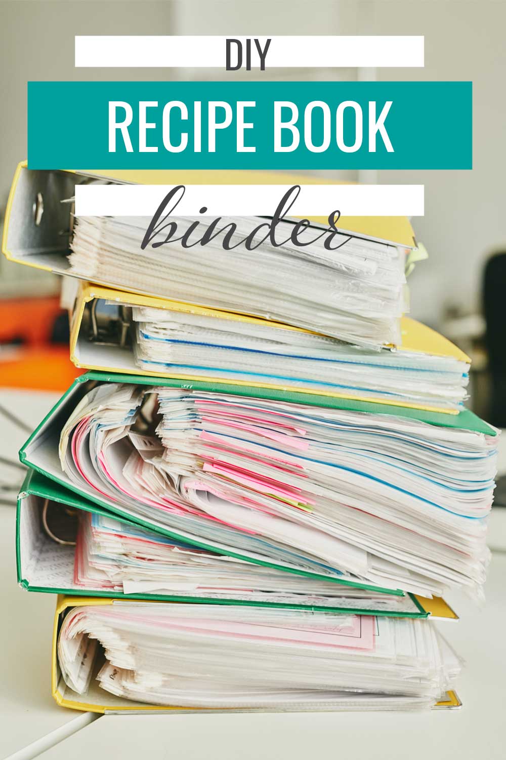 Recipe Book Binder DIY to Save Time