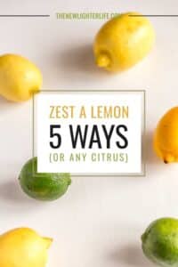 How To Zest A Lemon (Or ANY Citrus Fruit)